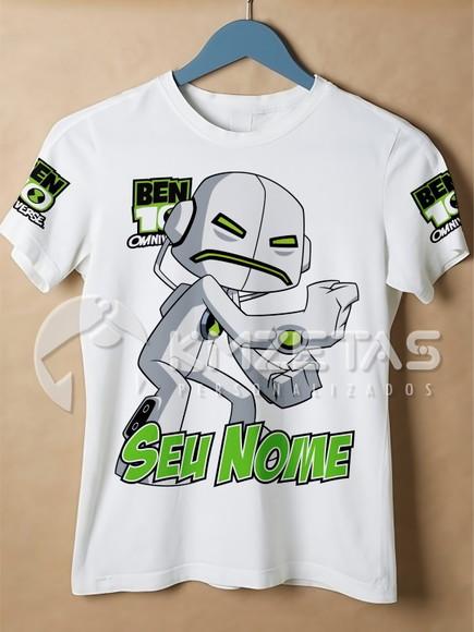 Blusa Ben 10 Eco Eco Omnitrix Camisa Personalizada Ben10