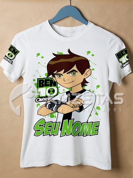 Blusa Ben 10 Infantil Omnitrix Camiseta Personalizada Ben10