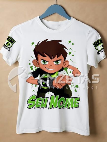 Blusa Ben 10 Reboot Infantil Camiseta Personalizada Ben10