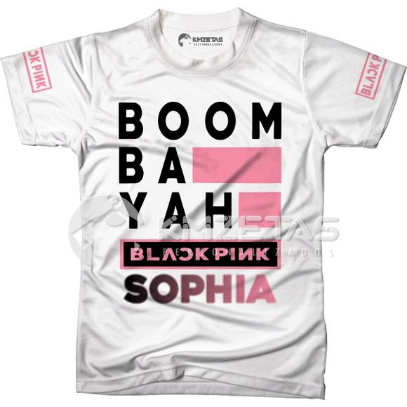 Blusa Blackpink Boombayah Infantil Adulto Personalizada