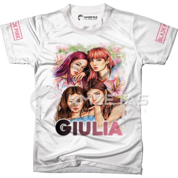 Blusa Blackpink Girl Band Infantil Adulto Personalizada