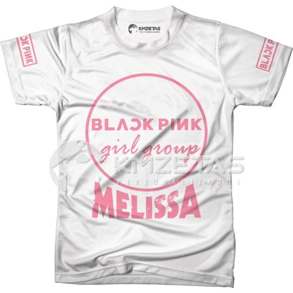 Blusa Blackpink Girl Group Infantil Adulto Personalizada