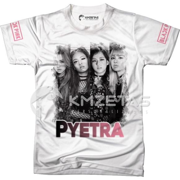 Blusa Blackpink Kpop Infantil Adulto Personalizada