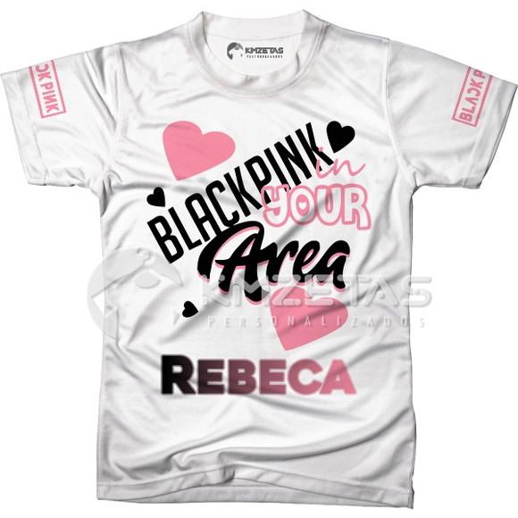 Blusa Blackpink Love Your Area Infantil Adulto Personalizada