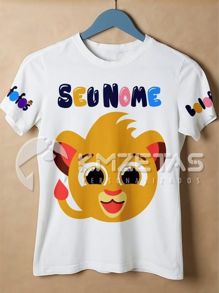 Blusa Bolofofos Rick Leãozinho Infantil Adulto Personalizada