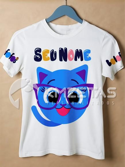 Blusa Bolofofos Sophie Gatinha Infantil Adulto Personalizada