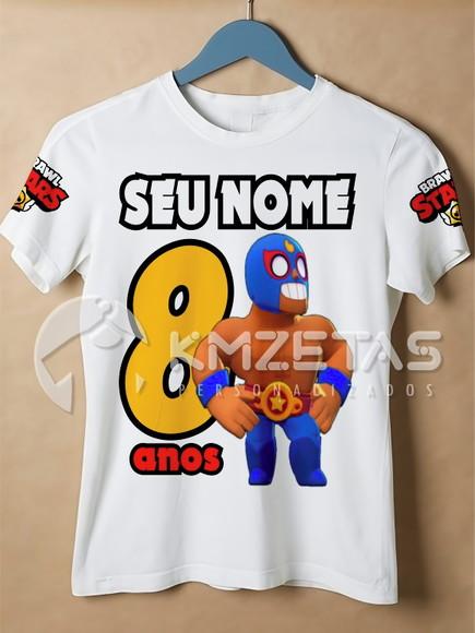 Blusa Brawl Stars El Primo Camisa Personalizada Unissex