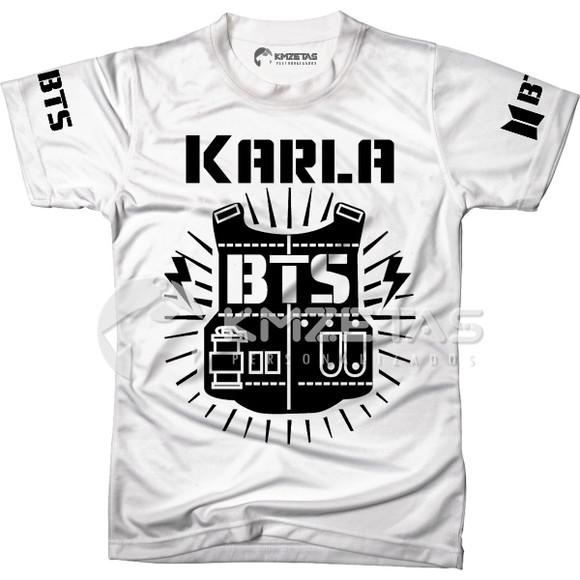 Blusa Bts Kpop Adulto Infantil Camisa Camiseta Personalizada