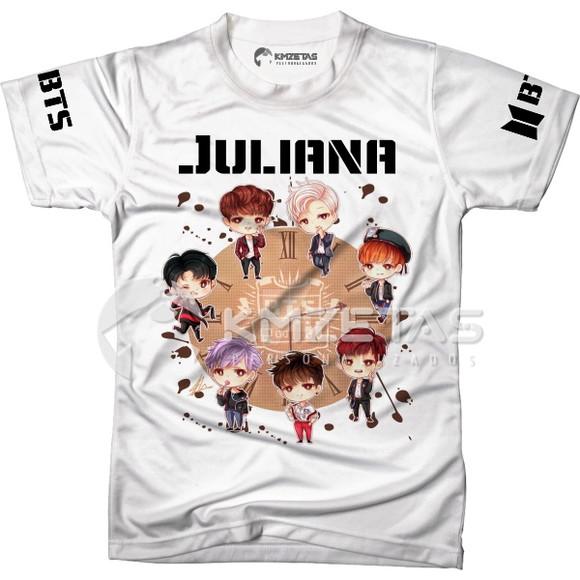 Blusa Bts Kpop Clock Camisa Camiseta Personalizada