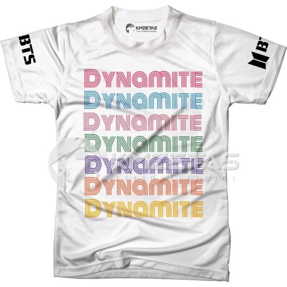 Blusa Bts Kpop Dynamite Camisa Camiseta Personalizada