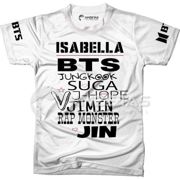 Blusa Bts Kpop Love Yourself Camisa Camiseta Personalizada