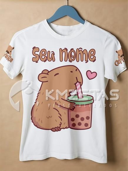 Blusa Capivara Camisa Capybara Personalizada