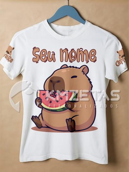 Blusa Capivara Feminina Camisa Capybara Personalizada
