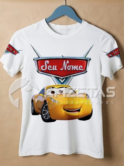 Blusa Carros Disney Cruz Ramirez Camisa Personalizada