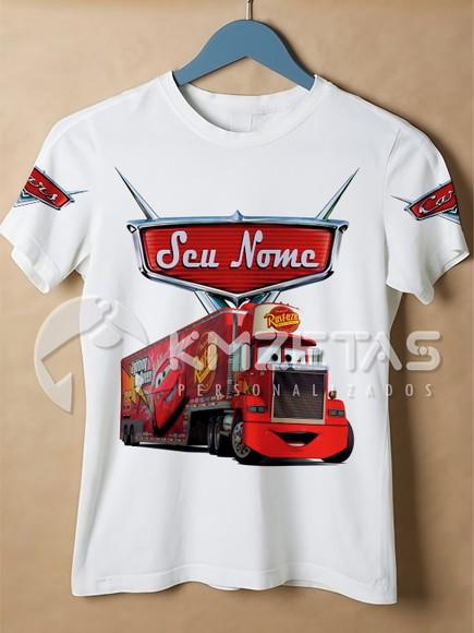 Blusa Carros Disney Caminhão Mack Camisa Personalizada