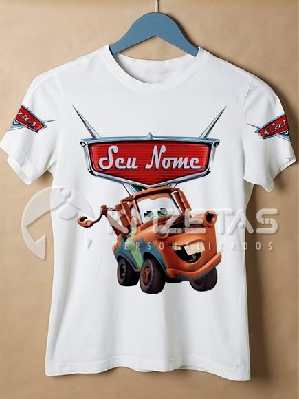 Blusa Carros Disney Guincho Mate Camisa Personalizada