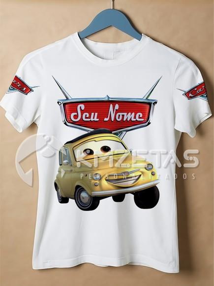 Blusa Carros Disney Luigi Infantil Adulto Personalizada