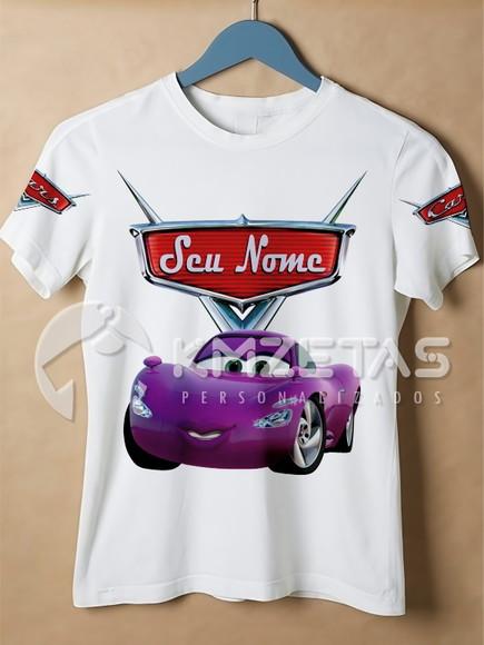 Blusa Carros Disney Holley Camisa Personalizada