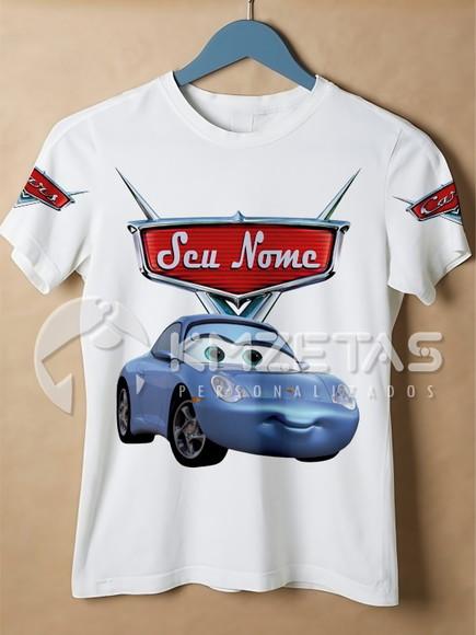 Blusa Carros Disney Sally Carrera Camisa Personalizada