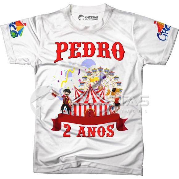 Blusa Circo Camisa Camiseta Babylook Festa Personalizada