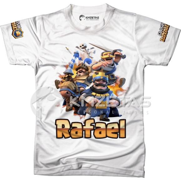Blusa Clash Royale Infantil Adulto Unissex Personalizada
