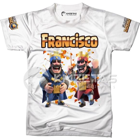 Blusa Clash Royale Jogo Game Infantil Adulto Personalizada