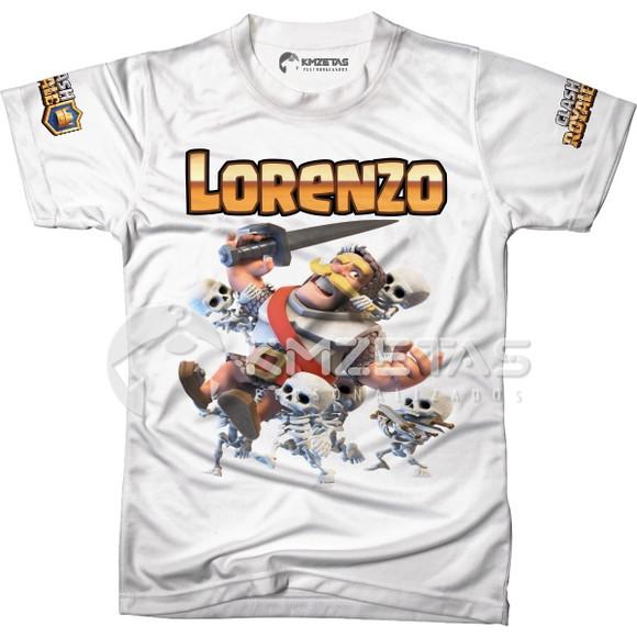 Blusa Clash Royale T-shirt Unissex Personalizada