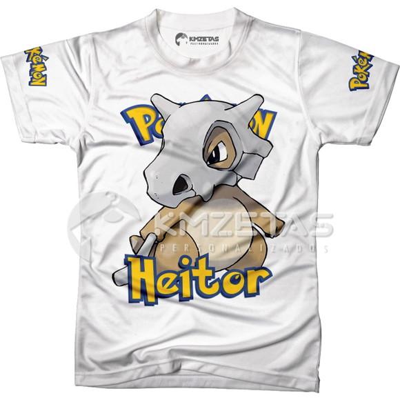 Blusa Cubone Pokemon Infantil Juvenil Adulo Personalizada