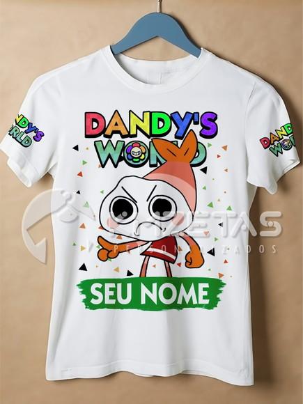 Blusa Dandy's World Shrimpo Infantil Camisa Personalizada