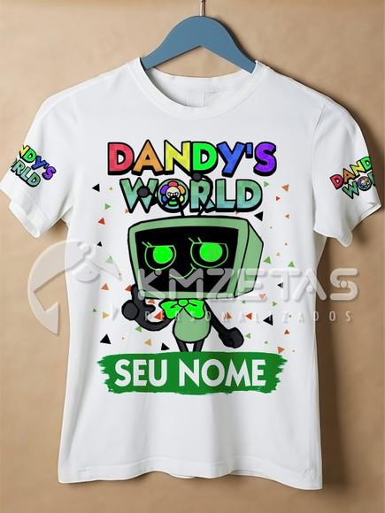 Blusa Dandy's World Vee Toons Infantil Camisa Personalizada