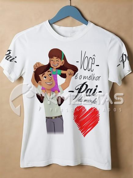 Blusa Dia dos Pais Tal Pai Tal Filha Infantil Adulto