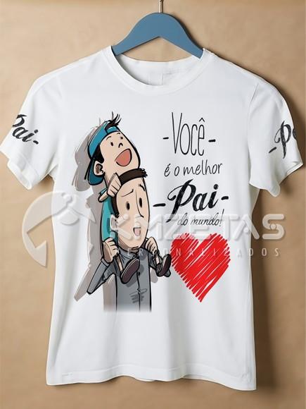 Blusa Dia dos Pais Tal Pai Tal Filho Infantil Adulto