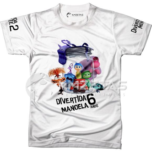 Blusa Divertida Mente 2 Pixar Filme Personalizada
