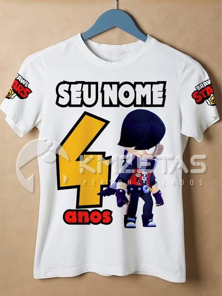 Blusa Edgar Brawl Stars Game Camisa Personalizada Unissex
