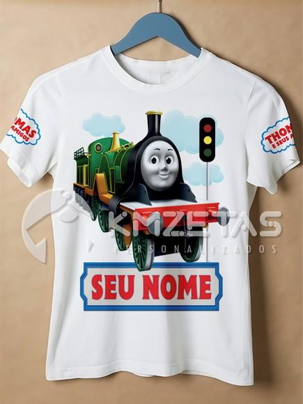 Blusa Emily Thomas Amigos Infantil Adulto Personalizada