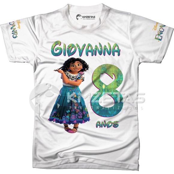 Blusa Encanto Disney Festa Infantil Adulto Personalizada