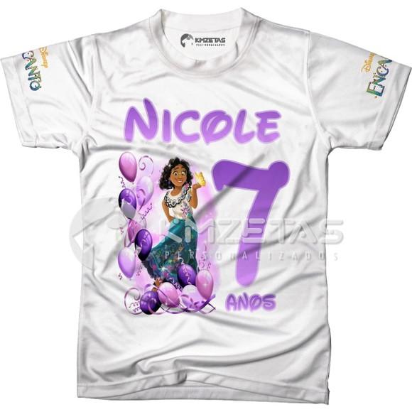Blusa Encanto Disney Mirabel Festa Personalizada