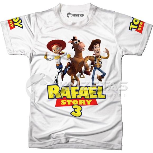 Blusa Festa Toy Story Infantil Aniversario Personalizada