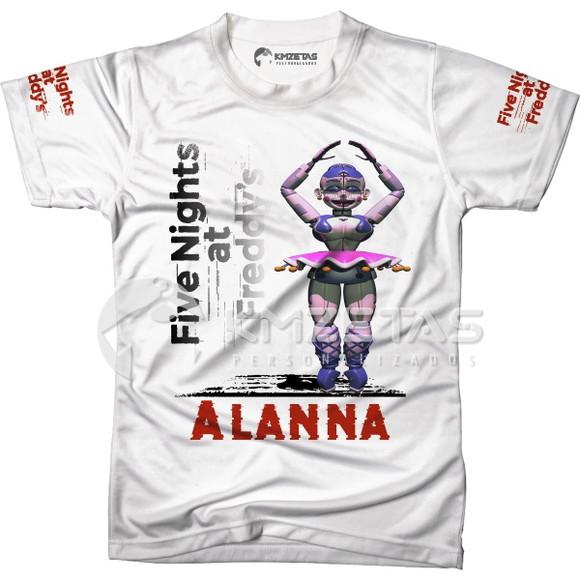 Blusa Five Nights At Freddy Ballora Boneca Fnaf