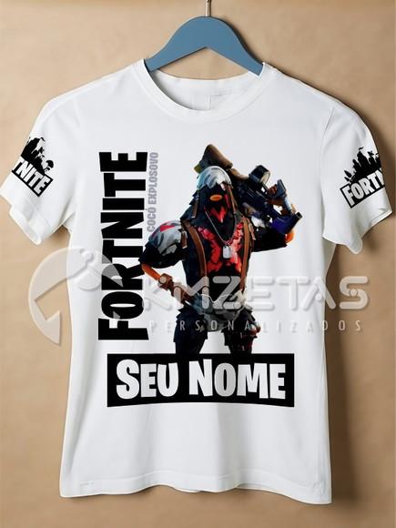 Blusa Fortnite Cocó Explosivo Infantil Adulto Personalizada