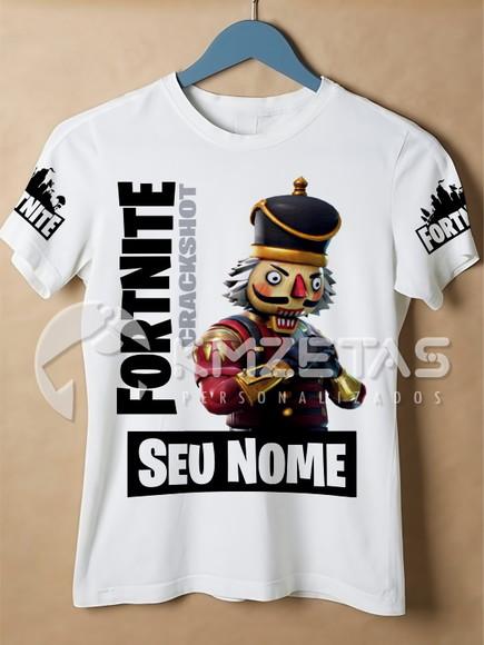 Blusa Fortnite Crackshot Infantil Adulto Personalizada