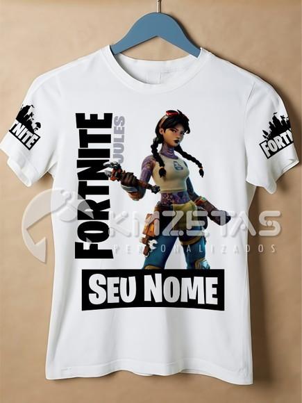 Blusa Fortnite Jules Skin Infantil Adulto Personalizada
