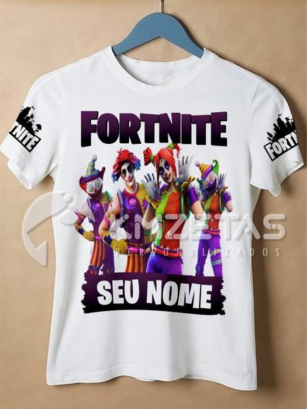 Blusa Fortnite Nite Skin Festival Camisa Personalizada