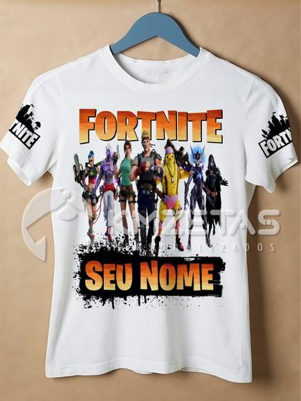Blusa Fortnite Primal Infantil Adulto Personalizada