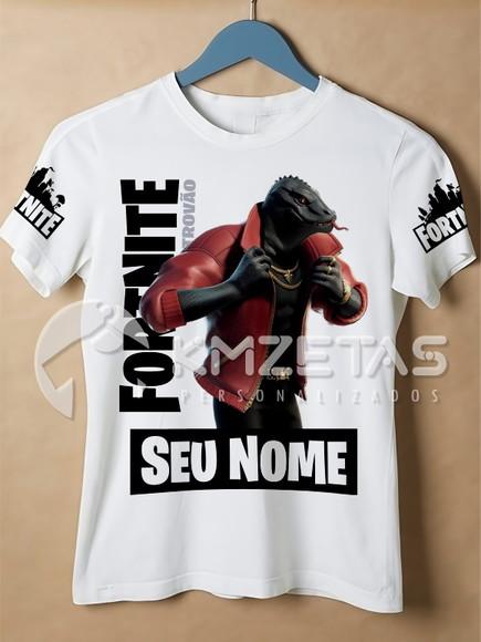 Blusa Fortnite Thunder Trovão Skin Camisa Personalizada