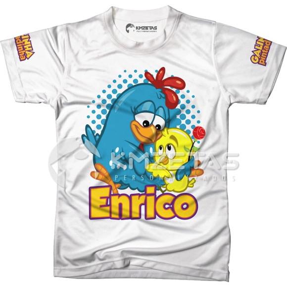 Blusa Galinha Pintadinha e Pintinho Personalizada