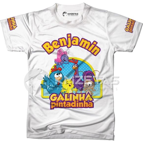 Blusa Galinha Pintadinha Infantil Adulto Personalizada
