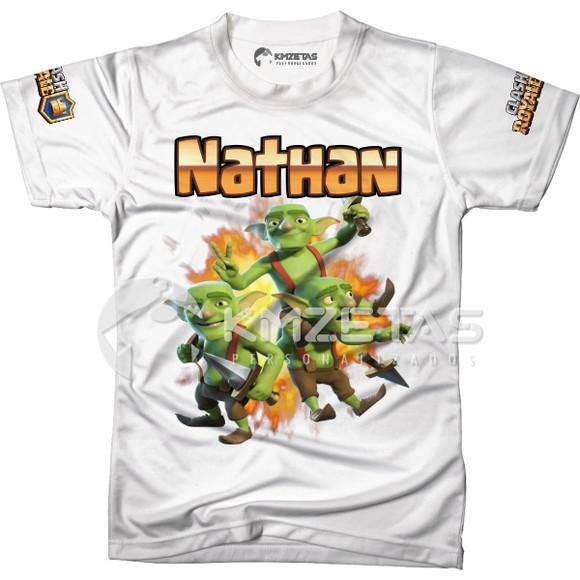 Blusa Goblin Duende Jogo Clash Royale Personalizada