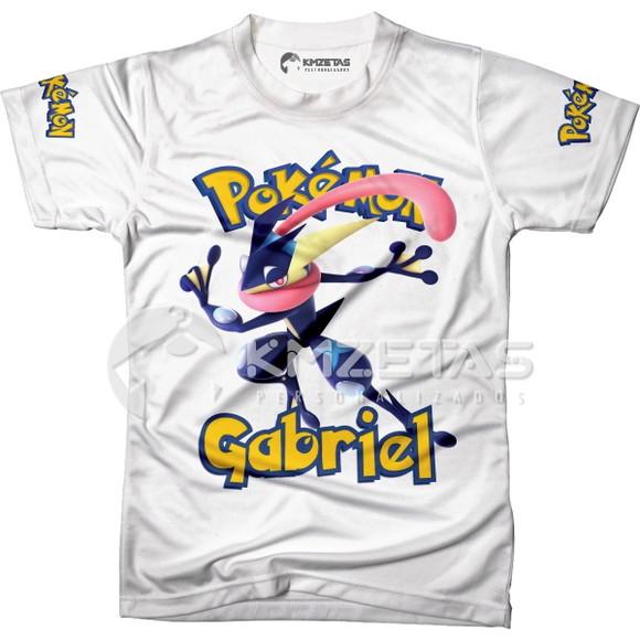 Blusa Greninja Pokemon Infantil Juvenil Adulo Personalizada
