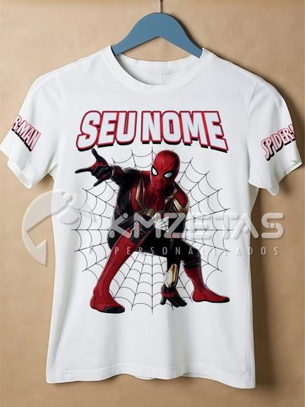 Blusa Homem Aranha Peter Parker Personalizada